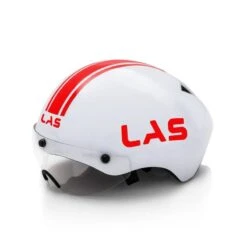 LAS TT Crono Helmet - White/Red