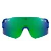 Bloovs Tromso Sunglasses - Dark Blue/Drop Green Mirror