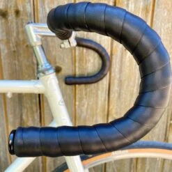 Souma Leather Bar Tape - Black -KOO shop 4105 Handlebartape black 3 1800x1800 jpg