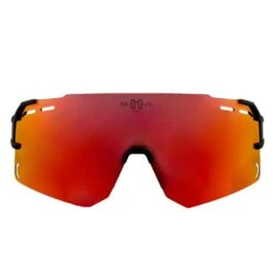 Bloovs Tromso Sunglasses - Matte Black/Red Mirror