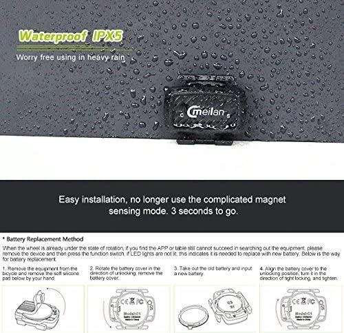 Meilan C1 Speed/Cadence Sensor 4 Meilan C1 Speed/Cadence Sensor - Image 2