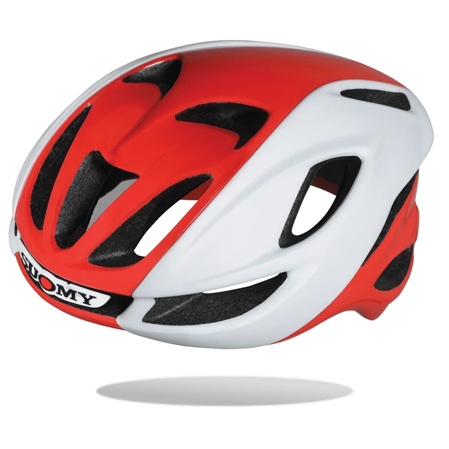 Suomy Glider Helmet - White/Red No Brand 3 Suomy Glider Helmet - White/Red No Brand