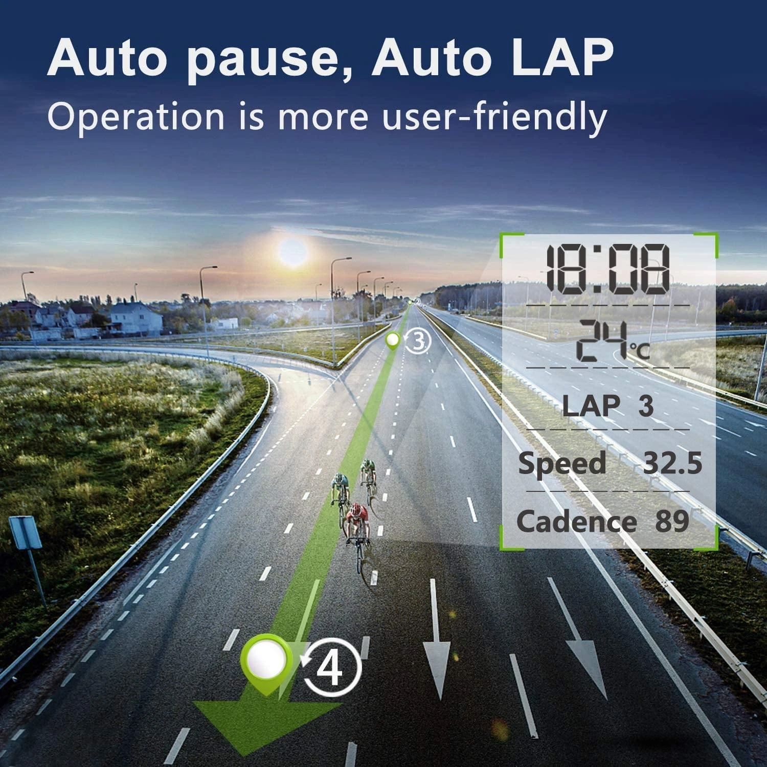 Meilan M2 GPS Cycling Computer 7 Meilan M2 GPS Cycling Computer - Image 5