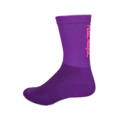 Pedal Mafia Royal Purple & Hyper Pink Tech Mesh Sock