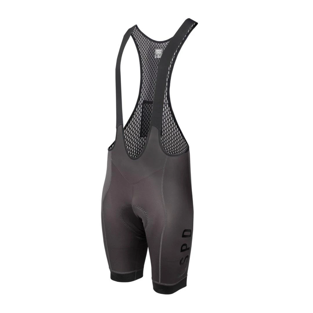 Concept Speed (CSPD) Racing Club In The Dark Bib Short - Grey 3 Concept Speed (CSPD) Racing Club In The Dark Bib Short - Grey