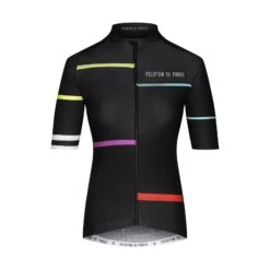 Peloton De Paris Domestique Women Jersey - Laser Black