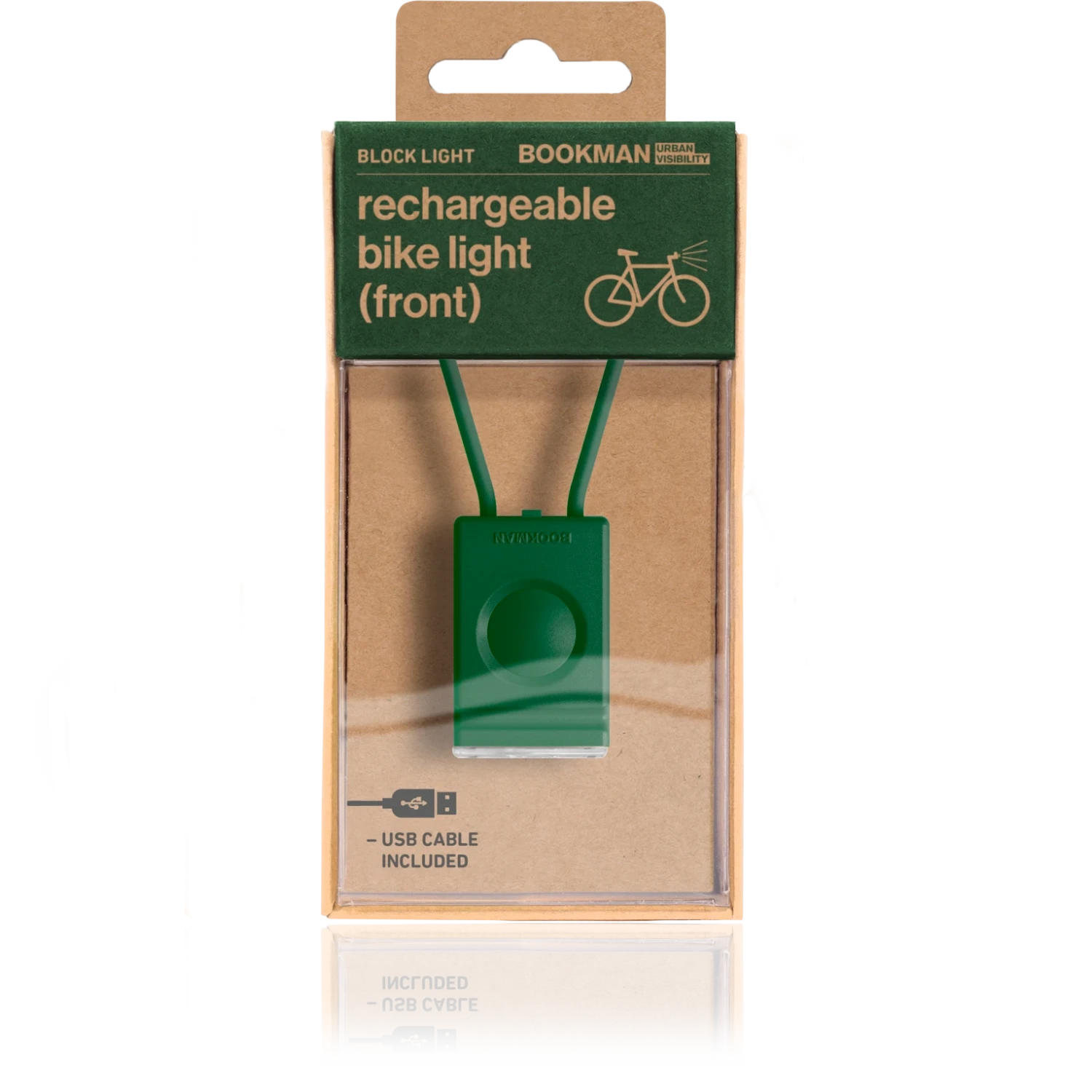 Bookman Block Front Light - Green 4 Bookman Block Front Light - Green - Image 2