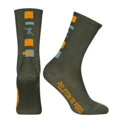 Peloton De Paris PLTN Socks - Blox Khaki