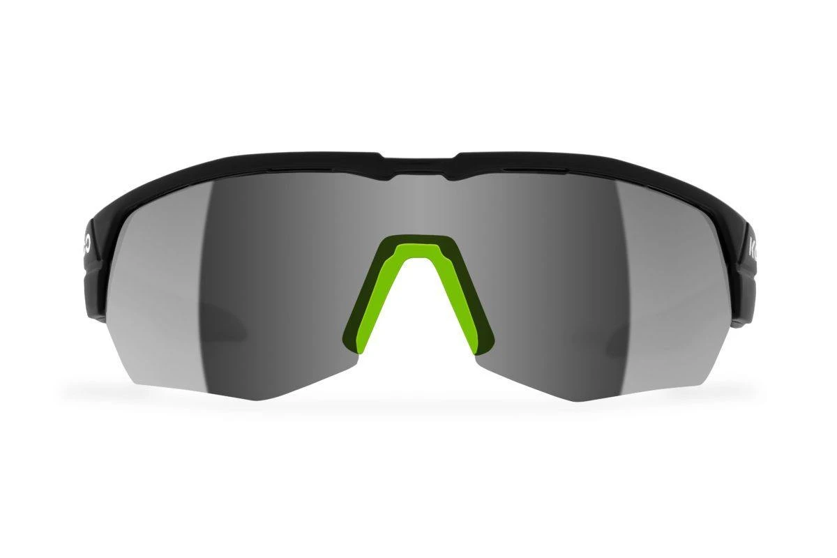 KOO Open Cube Black/Lime Sunglasses - Smoke Mirror Lens 5 KOO Open Cube Black/Lime Sunglasses - Smoke Mirror Lens - Image 3