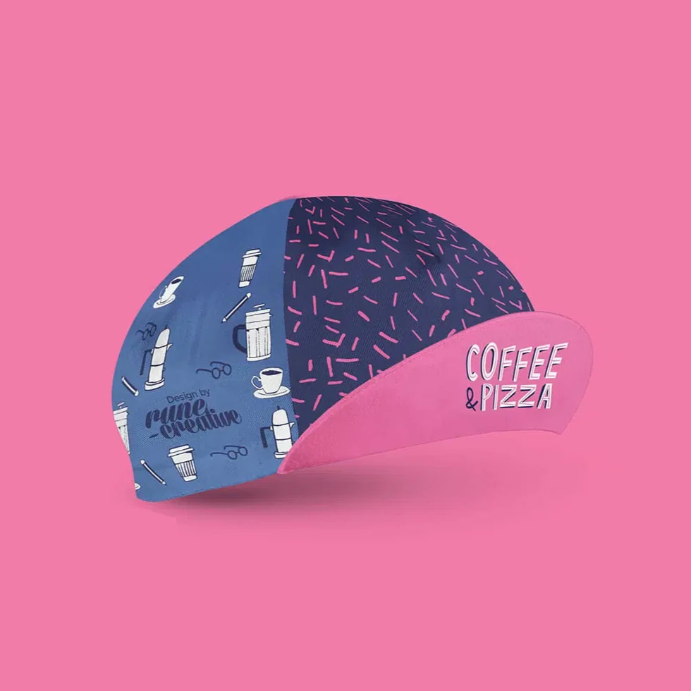 Bello Cotton Cycling Cap - Coffee&Pizza 3 Bello Cotton Cycling Cap - Coffee&Pizza