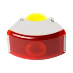Bookman Curve Rear Light - Grey/Acid Yellow