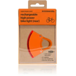 Bookman Curve Rear Light - Orange -KOO shop Curve Rear Packshot Orange result