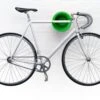 Cycloc Solo Bike Wall Rack - Green -KOO shop Cycloc Green bike on wall