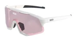KOO Demos White/Photochromic Sunglasses - Photochromic Pink Lens -KOO shop DEMOS WHITE PH