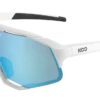 KOO Demos White/Turquoise Sunglasses - Turquoise Lens