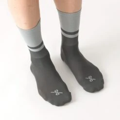 Peloton De Paris Two-Tone PLTN Socks - Light Grey/Grey -KOO shop DSC4437 1200x cf766dd6 c625 4cb3 a618 ffec0cdb3e57