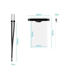 Fidlock HERMETIC Dry Bag Medi - Transparent -KOO shop HERMETIC dry bag medi measurements