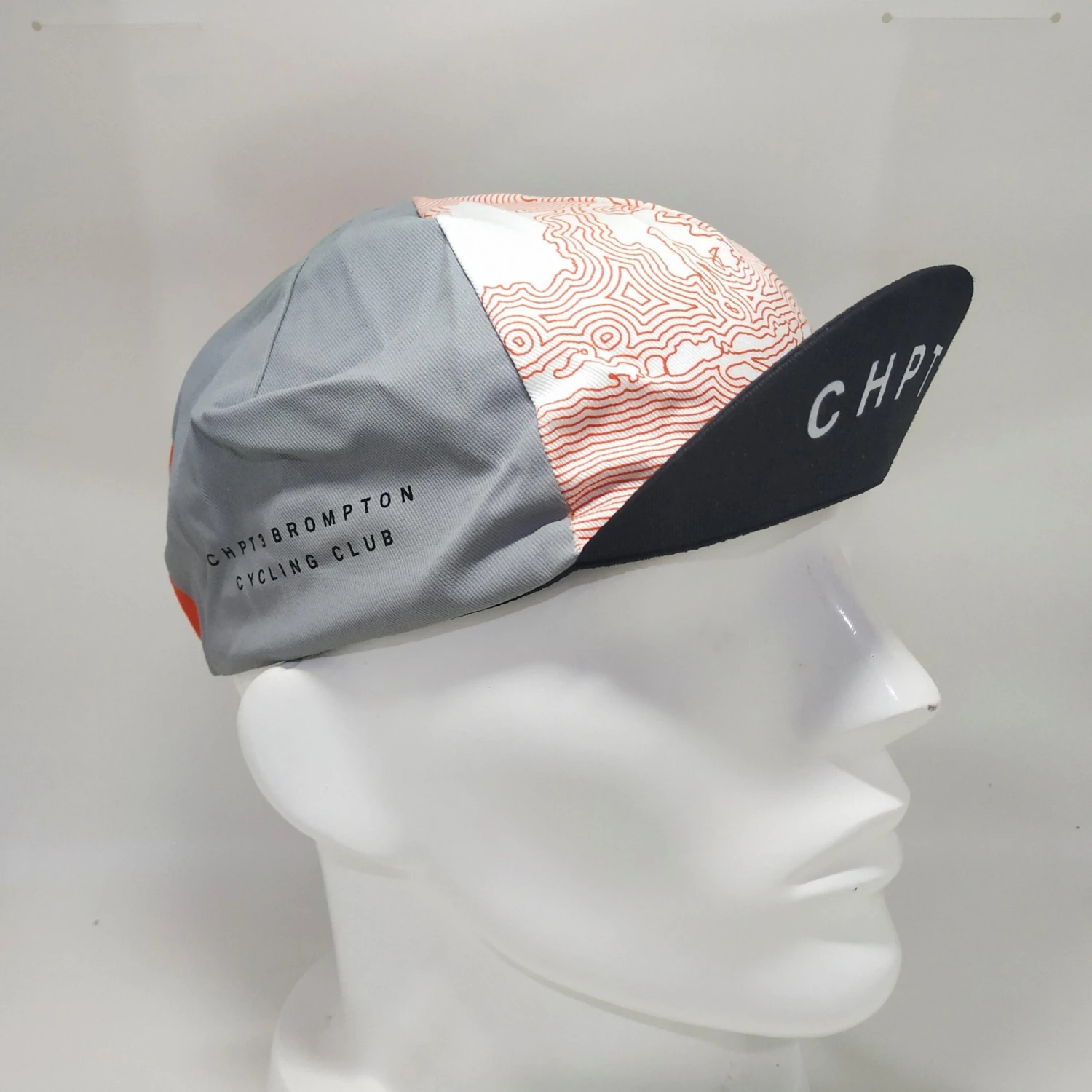 CHPT3 Brompton Club Indonesia Cycling Cap - Rear Red 5 CHPT3 Brompton Club Indonesia Cycling Cap - Rear Red - Image 3