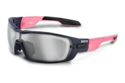 KOO Open Pink/Navy Sunglasses - Smoke Mirror Lens