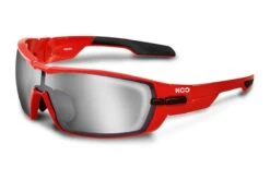 KOO Open Red Sunglasses - Smoke Mirror Lens