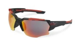 KOO Orion Black/Red Sunglasses - Red Mirror Lens