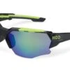 KOO Orion Black/Lime Sunglasses - Lime Lens