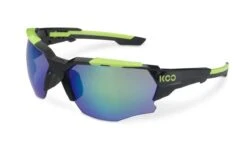 KOO Orion Black/Lime Sunglasses - Lime Lens