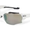 KOO Orion White/Black Sunglasses - Milky Gold Lens