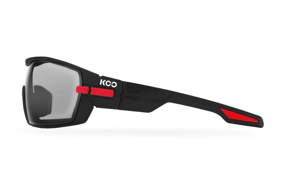 KOO Open Black/Red Sunglasses - Smoke Mirror Lens 4 KOO Open Black/Red Sunglasses - Smoke Mirror Lens - Image 2