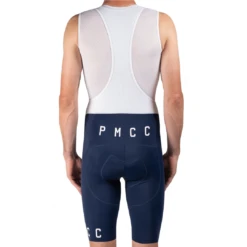 Pedal Mafia PMCC Bibshort - Navy/White -KOO shop PMCCNavyWhiteBib Back