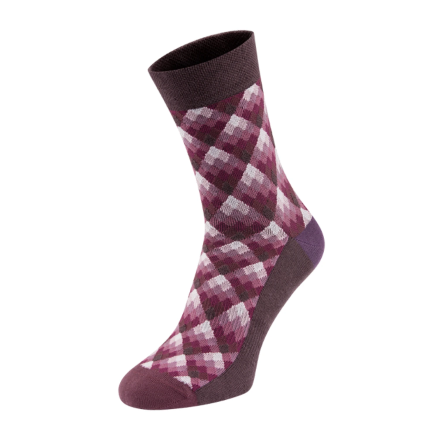 Chapeau! Midweight Tall Sock - Cherry 4 Chapeau! Midweight Tall Sock - Cherry - Image 2