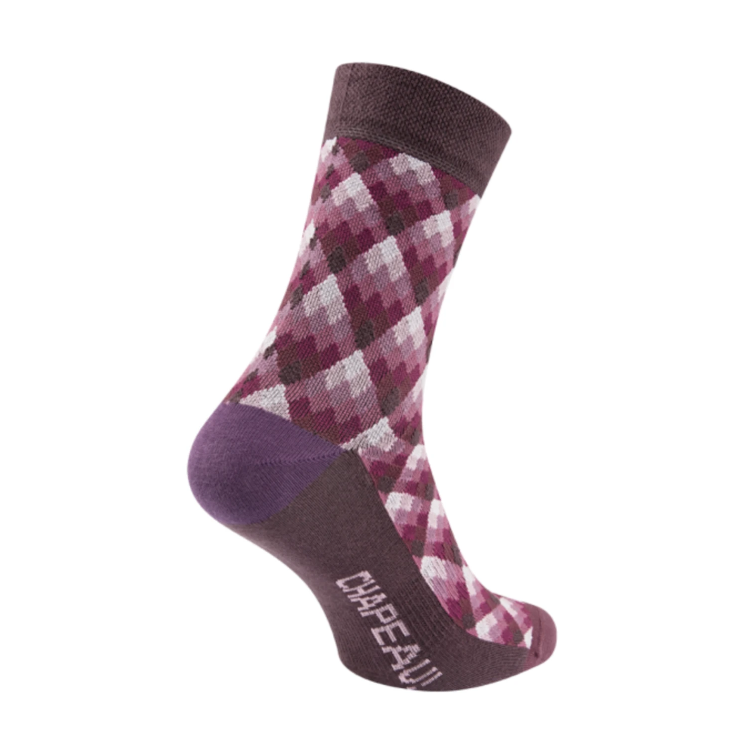 Chapeau! Midweight Tall Sock - Cherry 3 Chapeau! Midweight Tall Sock - Cherry