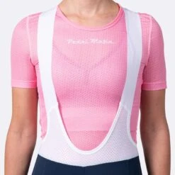 Pedal Mafia Woman Short Sleeve Baselayer - Pink