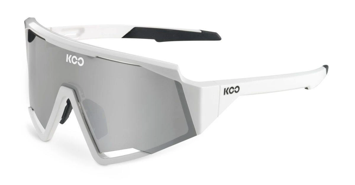 KOO Spectro White/Silver Sunglasses - Silver Mirror Lens 3 KOO Spectro White/Silver Sunglasses - Silver Mirror Lens