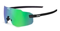 KOO Supernova Black Matt/Green Sunglasses - Green Mirror Lens