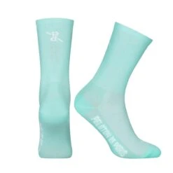 Peloton De Paris Signature PLTN Socks - Celeste