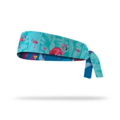 Lithe Flamingo Tie Headband [Reversible]
