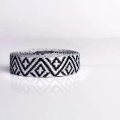 BTP Poly Woven Bar Tape - Diamond White/Black -KOO shop WHITE BLACK WOVEN 3 scaled 1