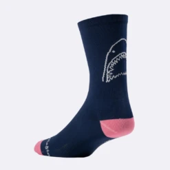 Pedal Mafia The Great White Sock - Navy