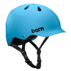 Bern Watts Helmet - Matte Cyan Blue