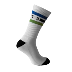 CHPT3 Tube Socks - White/MSR Blue