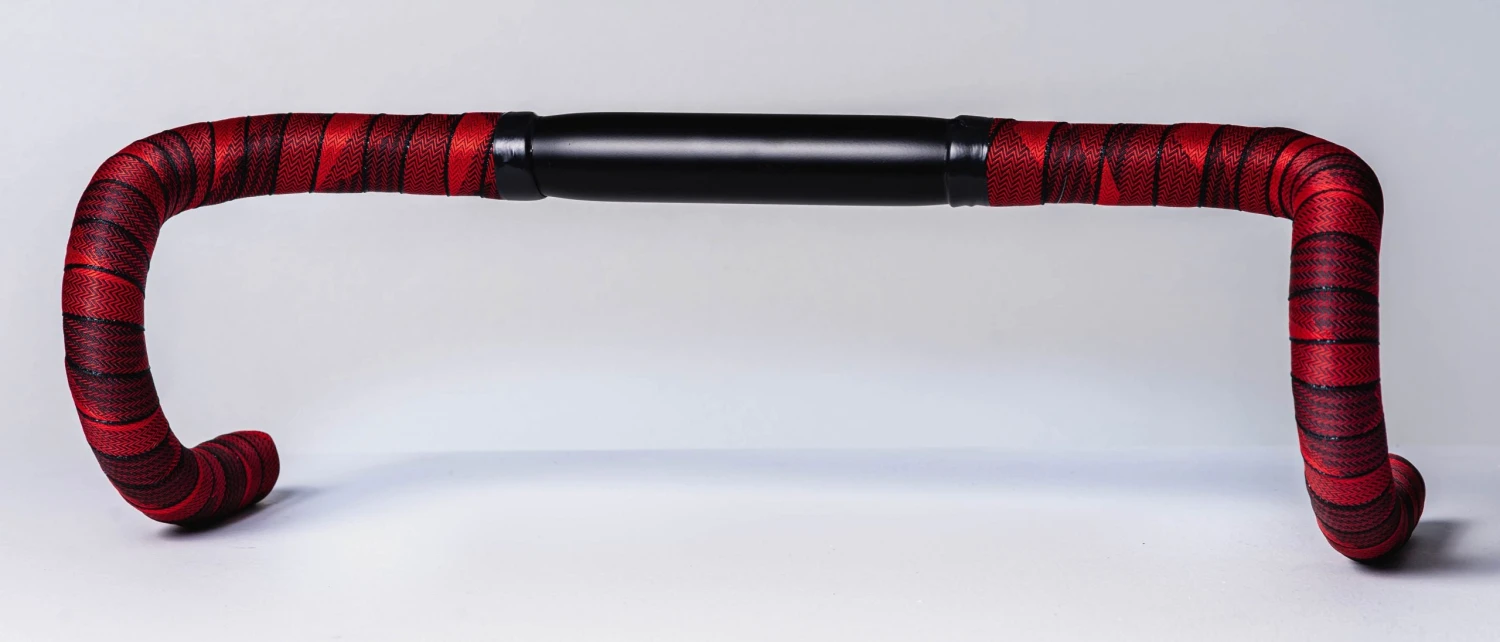 BTP Poly Woven Bar Tape - Black/Red 6 BTP Poly Woven Bar Tape - Black/Red - Image 4