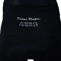 Pedal Mafia Tourer Bib - Coordinates Black/White -KOO shop coordtourer backdetail