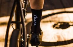 PEdALED Mirai Lighweight Cycling Socks - Black 12 PEdALED Mirai Lighweight Cycling Socks - Black -KOO shop cycling socks men logo black mirai in action pedaled