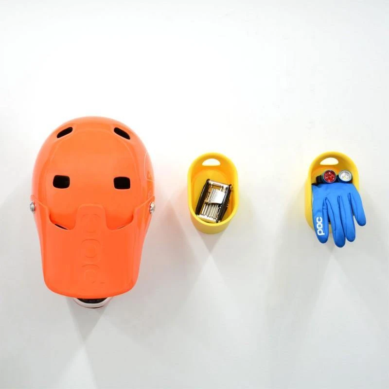 Cycloc Loop Helmet & Accessory Wall Storage - Yellow 6 Cycloc Loop Helmet & Accessory Wall Storage - Yellow - Image 4