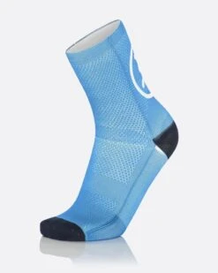 MB Wear Fun Smile Sock - Light Blue