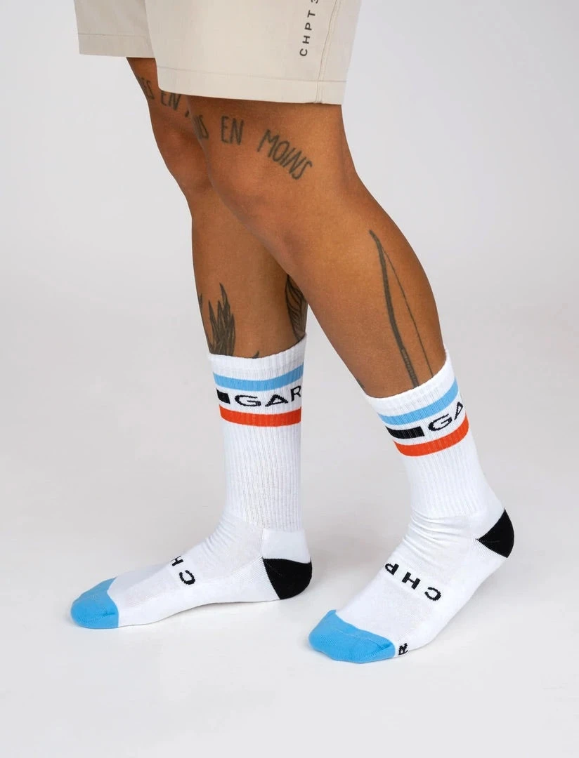 CHPT3 X Garmin Tube Socks -White/Red 4 CHPT3 X Garmin Tube Socks -White/Red - Image 2