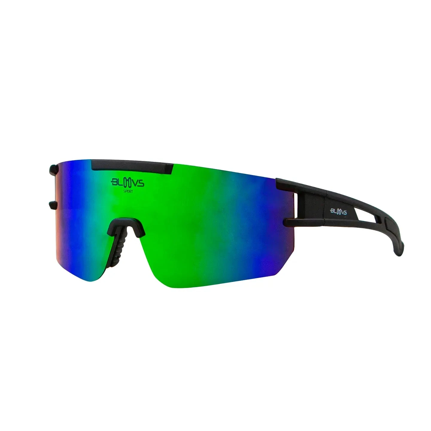Bloovs Zoncolan Sunglasses - Matt Black/Green Polarized 4 Bloovs Zoncolan Sunglasses - Matt Black/Green Polarized - Image 2