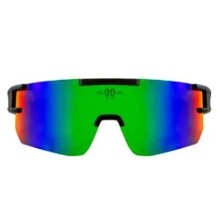 Bloovs Zoncolan Sunglasses - Matt Black/Green Polarized