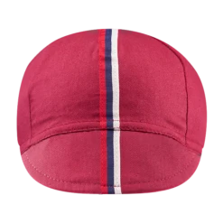 Chapeau! 3 Stripe Cotton Cap - Devon Red